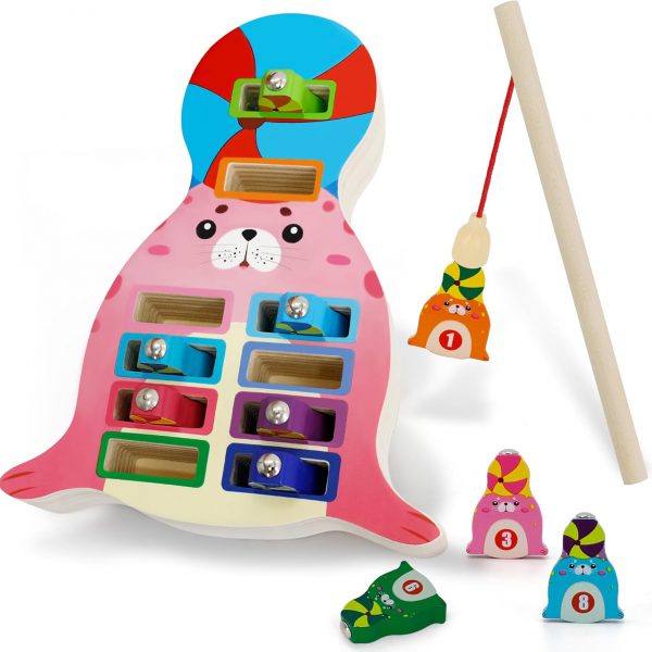 Wooden Magnetic Fishing Game