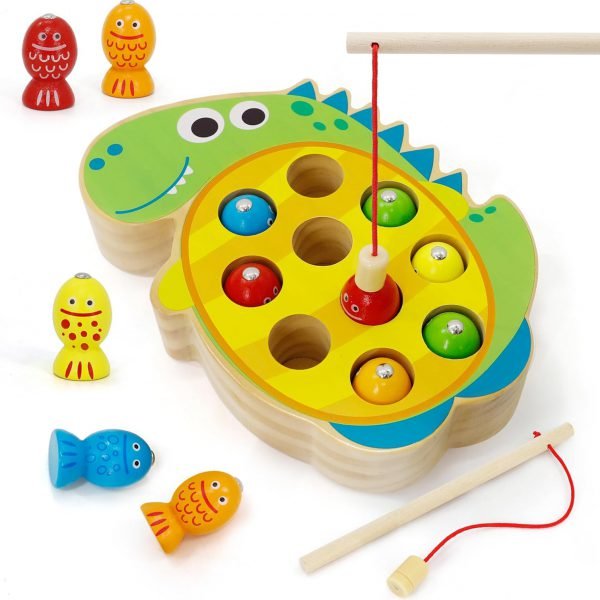 Wooden Magnetic Fishing Game